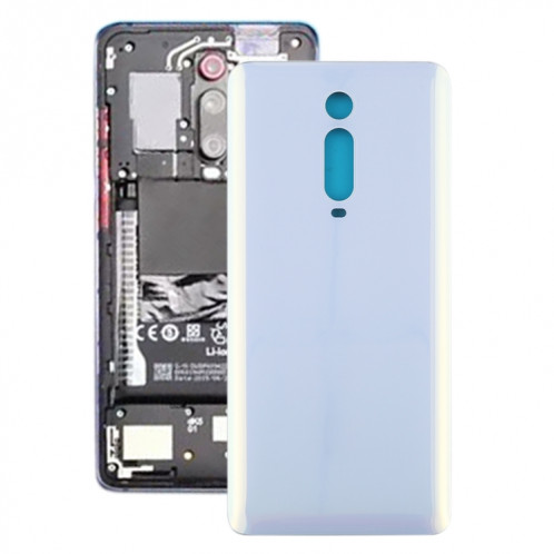 Cache arrière de batterie pour Xiaomi Redmi K20 / K20 Pro / Mi 9T / Mi 9T Pro (Blanc) SH64WL1475-36