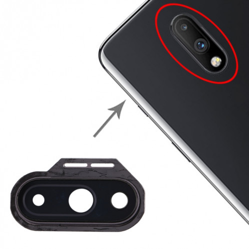 Pour le couvercle d'objectif d'appareil photo d'origine OnePlus 7 (gris) SH439H1522-35