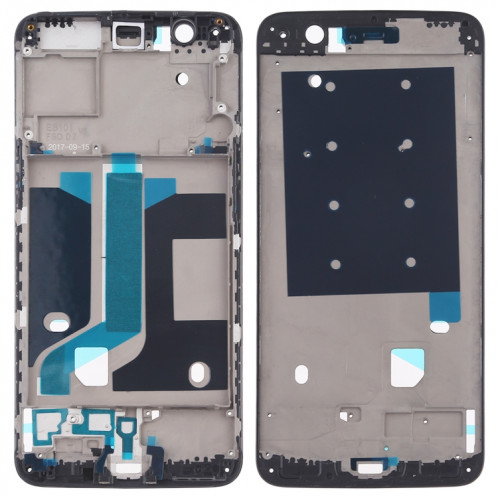 Pour OnePlus 5 Front Housing LCD Frame Bezel Plate (Noir) SH432B1508-36