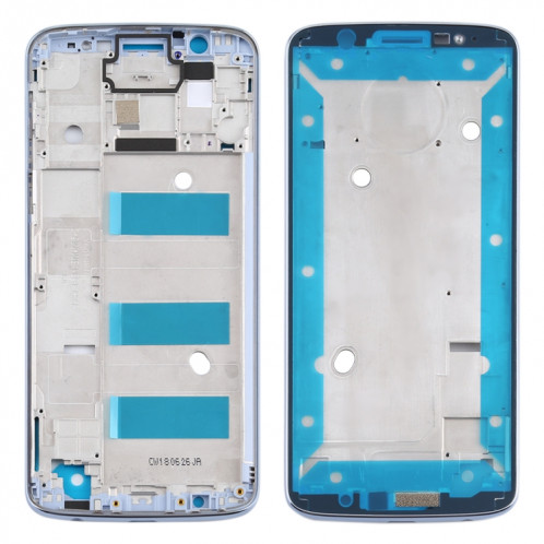 Boîtier avant du cadre LCD pour Motorola Moto G6 Plus (bleu) SH737L512-36