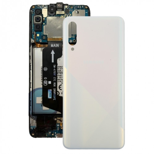 Pour le couvercle arrière de la batterie Samsung Galaxy A30s (blanc) SH58WL982-36