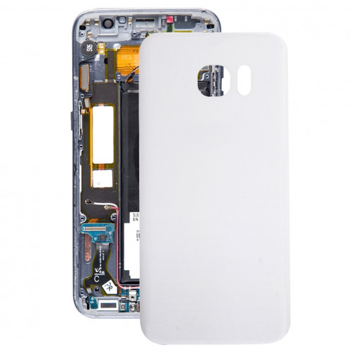 iPartsBuy Cache Batterie Arrière pour Samsung Galaxy S7 Edge / G935 (Blanc) SI50WL1784-36