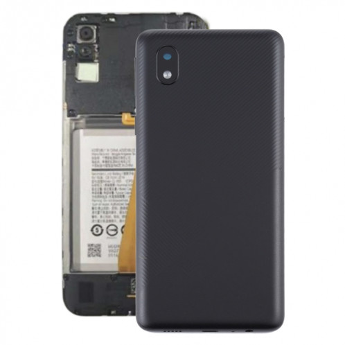 Coque arrière de batterie pour Samsung Galaxy A01 Core SM-A013 (noire) SH91BL1492-36