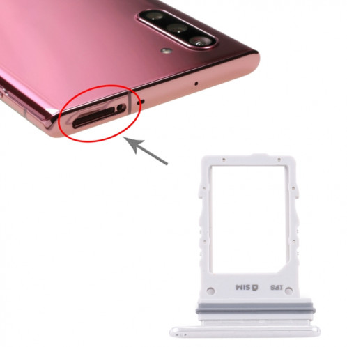 Pour plateau de carte SIM Samsung Galaxy Note10 5G (blanc) SH996W76-34