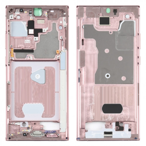 Pour Samsung Galaxy Note20 Ultra SM-N985F Plaque de cadre intermédiaire avec pièces (rose) SH185F1226-36