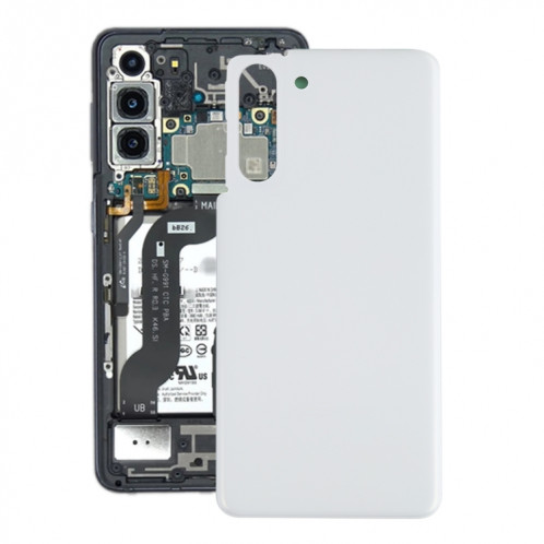 Pour le couvercle arrière de la batterie Samsung Galaxy S21 (blanc) SH76WL446-36