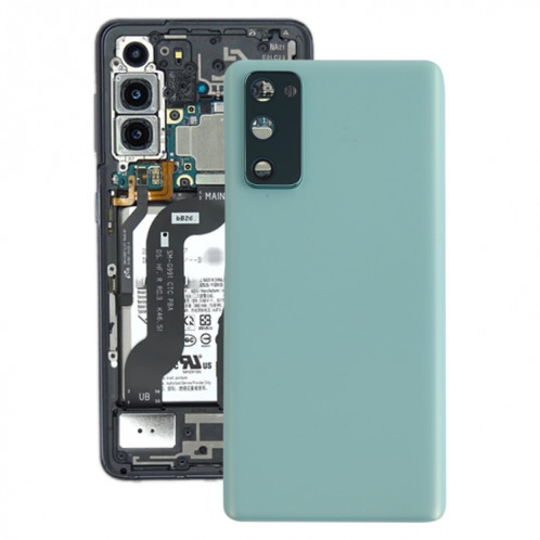 Coque arrière de batterie pour Samsung Galaxy S20 FE avec cache d'objectif d'appareil photo (bleu) SH84LL1403-36