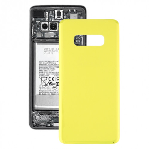 Pour Galaxy S10e SM-G970F/DS, SM-G970U, SM-G970W Coque arrière de batterie d'origine (jaune) SH26YL1033-36