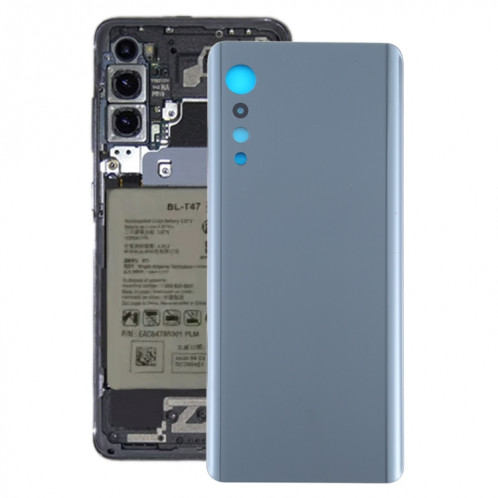 Cache arrière de la batterie pour LG Velvet LMG910EMW LM-G910EMW / Velvet 5G LM-G900N LM-G900EM (noir) SH80BL1195-36