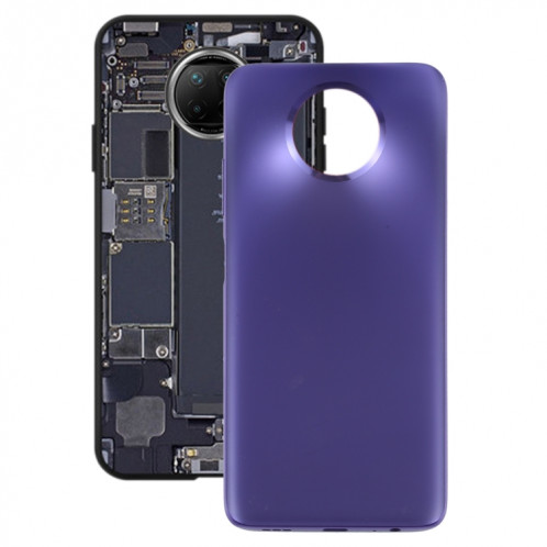 Couverture arrière de la batterie d'origine pour Xiaomi Redmi Note 9 5G / RedMI Note 9T M2007J22G M2007J22C (Violet) SH14PL617-36