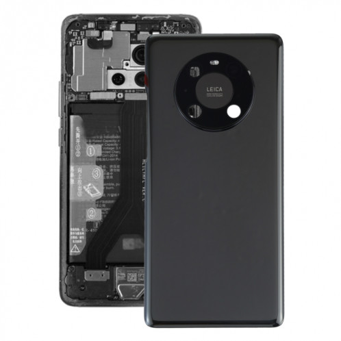 Couverture arrière de la batterie d'origine avec couvercle de la lentille de caméra pour Huawei Mate 40 Pro SH15BL1248-36