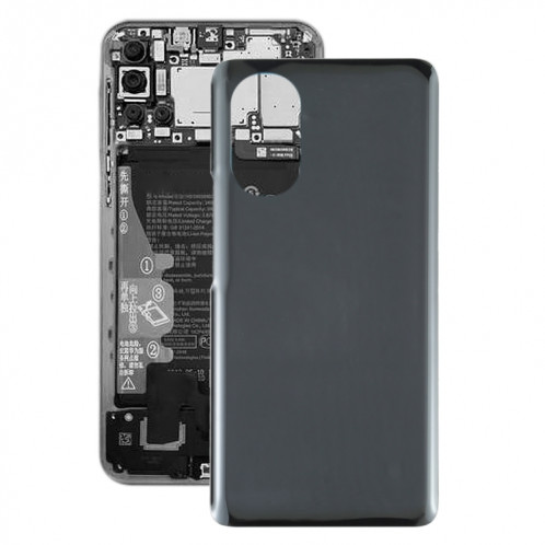 Couverture arrière de la batterie pour Huawei Nova 8 (Noir) SH98BL1421-37
