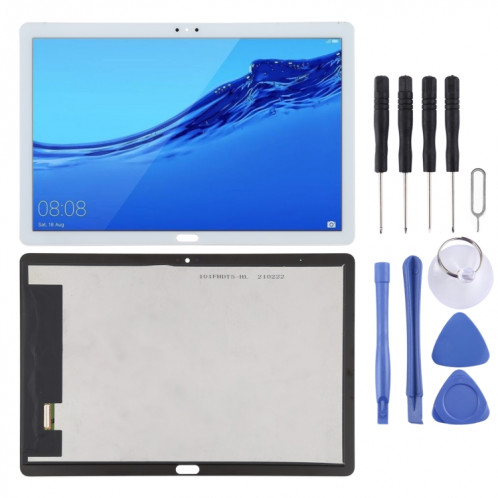 Écran LCD et numériseur Assemblage complet pour Huawei MediaPad T5 10.1 (LTE) (Blanc) SH241W1259-36