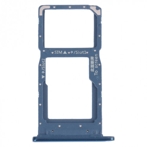 Plateau de carte SIM + plateau de carte SIM / plateau de carte micro SD pour Huawei P Smart (2019) (vert) SH011G1062-34