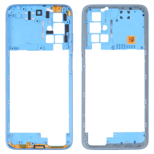 Plaque de lunette à cadre moyen pour Xiaomi Redmi 10 / Redmi 10 Prime / Redmi Note 11 4G / Redmi 10 2022 (bleu) SH850L1002-37