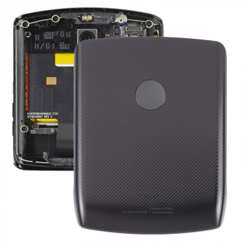 Couvercle arrière de la batterie d'origine pour Motorola Razr 2019 (noir) SH88BL1483-37