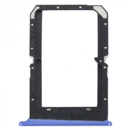 Pour Realme 9 Pro + plateau de carte SIM + plateau de carte SIM (bleu) SH705L1430-34