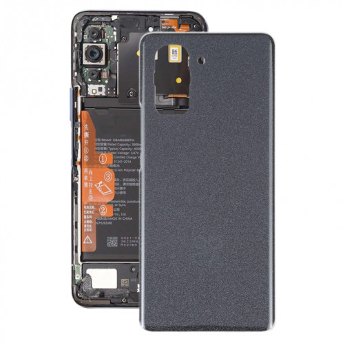 Pour Huawei Nova 10 Couvercle arrière de batterie en verre OEM (noir) SH79BL419-36