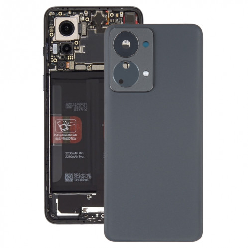 Pour OnePlus Nord 2T CPH2399 CPH2401 Couvercle arrière de la batterie (noir) SH78BL1320-36