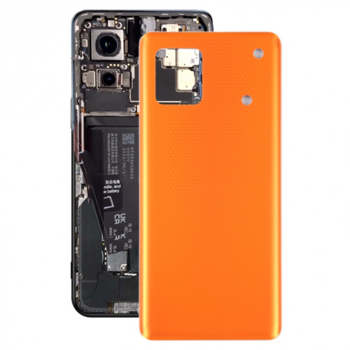Pour vivo iQOO 9 Couvercle arrière de la batterie en verre OEM (Orange) SH44EL563-36