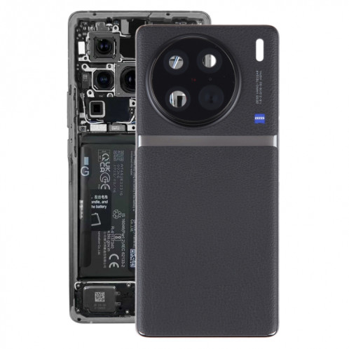 Pour vivo X90 Pro couvercle arrière de batterie d'origine avec couvercle d'objectif d'appareil photo SH52BL467-36