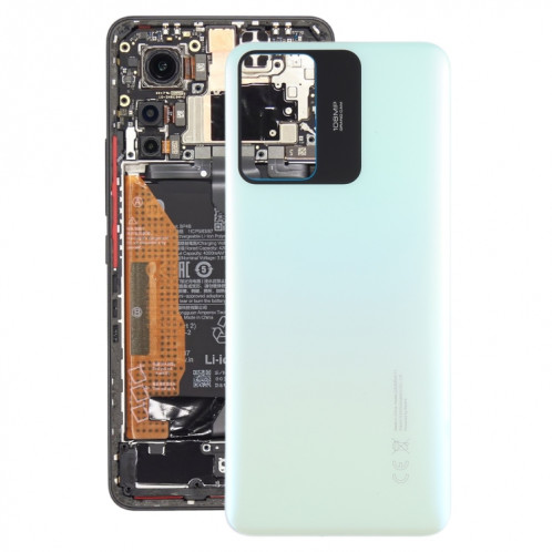 Pour Xiaomi Redmi Note 12S Couvercle arrière de la batterie d'origine (vert) SH61GL1073-30