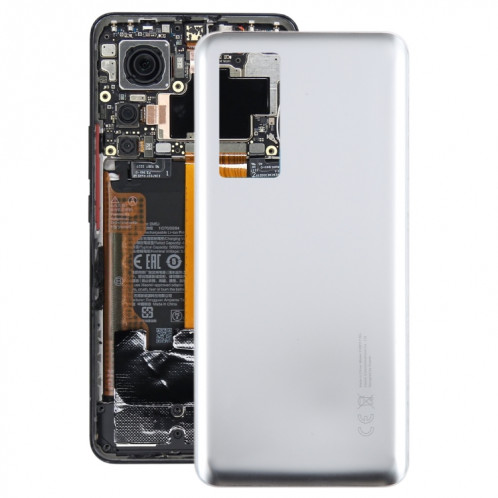 Pour Xiaomi 12T Pro OEM Matériau en verre Couvercle arrière de la batterie (Blanc) SH59WL1909-37
