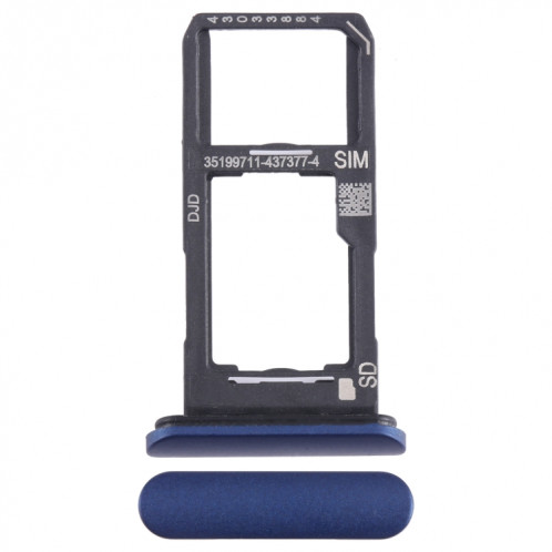 Pour Sony Xperia 10 II Plateau pour carte SIM + Micro SD (Bleu) SH317L1301-34