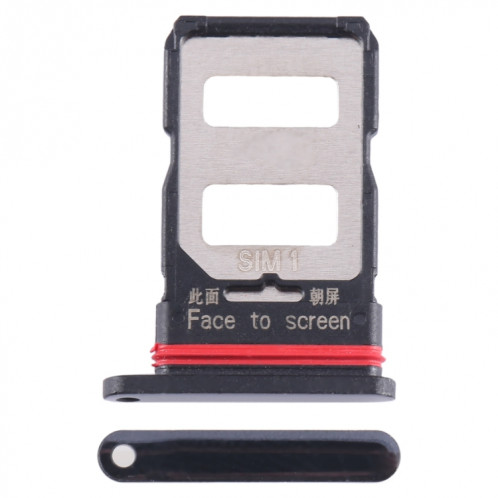 Pour Xiaomi Redmi K60e Plateau de carte SIM + Plateau de carte SIM (Noir) SH370B1528-34