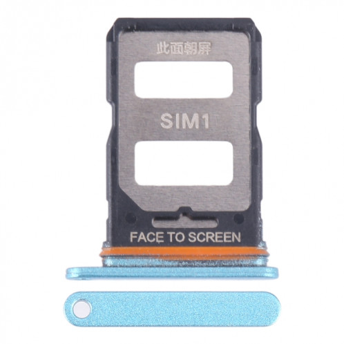 Pour Xiaomi Poco F5 Plateau de carte SIM + Plateau de carte SIM (Bleu) SH375L729-34