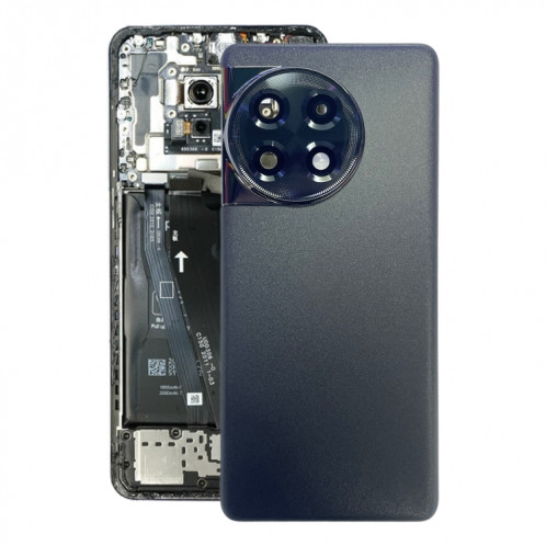 Pour OnePlus ACE 2 PHK110 Couvercle arrière en verre de batterie (noir) SH98BL210-37