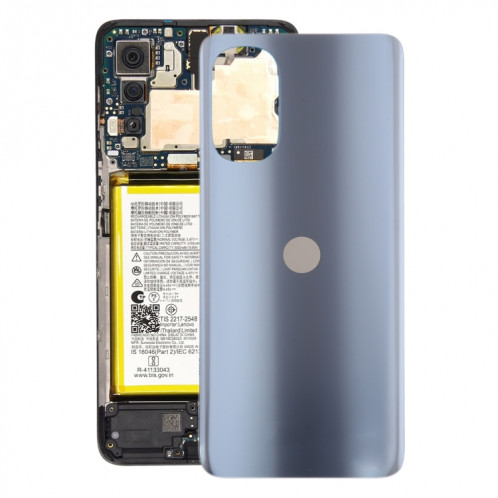 Pour Motorola Moto G52 Couvercle arrière de la batterie d'origine (gris) SH09HL114-37