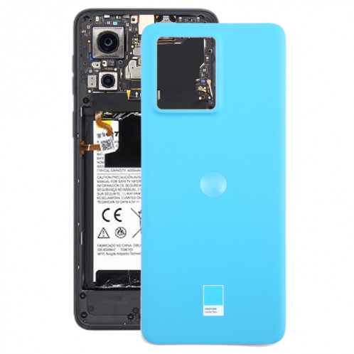 Pour Motorola Edge 40 Neo Couvercle arrière de la batterie d'origine (bleu) SH57LL1813-37