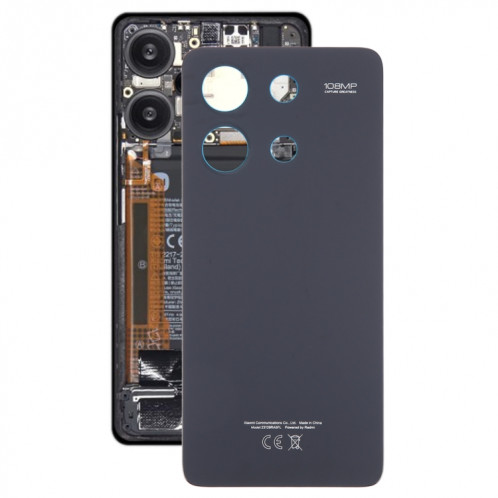 Pour Xiaomi Redmi Note 13 4G Couvercle arrière de la batterie d'origine (noir) SH72BL501-37