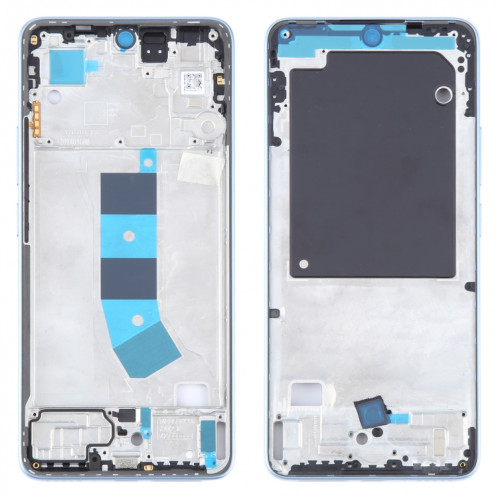 Pour Xiaomi Redmi Note 13 4G Boîtier avant d'origine Plaque de cadre LCD (bleu) SH675L1384-36