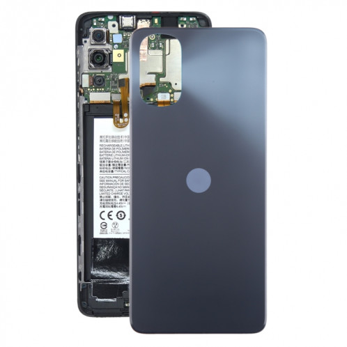Pour Motorola Moto E32s Couvercle arrière de la batterie d'origine (gris) SH87HL1920-37