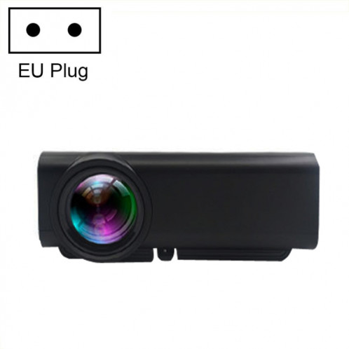 YG530 Home Led petit projecteur HD 1080P, Spécifications: Fiche UE (Noir) SH702B897-37