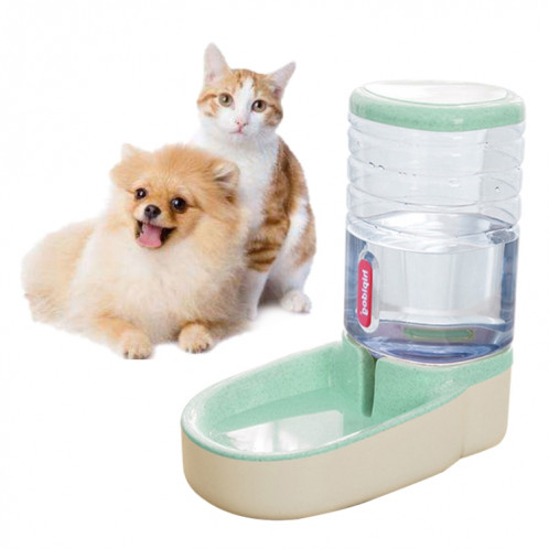 Distributeur d'eau automatique pour chat de seau de stockage de grain de 3,8 L, style: fontaine à boire (vert) SH701B1442-39