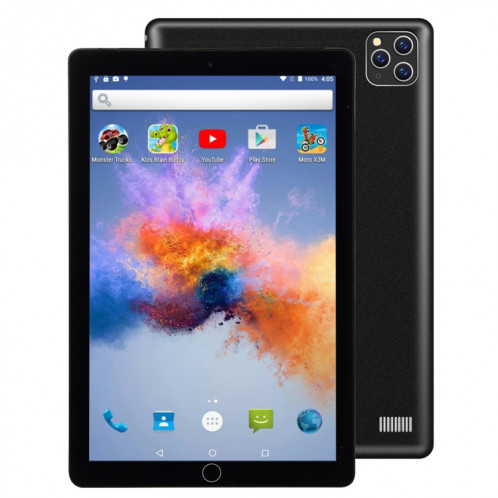 BDF A10 3G Téléphone Tablet PC, 10 pouces, 2GB + 32GB, Android 9.0, MTK8321 OCTA CORE CORTEX-A7, Support Dual Sim & Bluetooth & Wifi & GPS, Plug UE (Noir) SB577B185-315