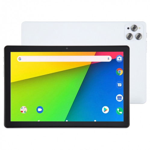 Tablette PC X30 4G LTE, 10,1 pouces, 3 Go + 64 Go, Android 11.0 Spreadtrum T310 Quad-core, prise en charge double SIM/WiFi/Bluetooth/GPS, prise UE (blanc) SH976W445-310