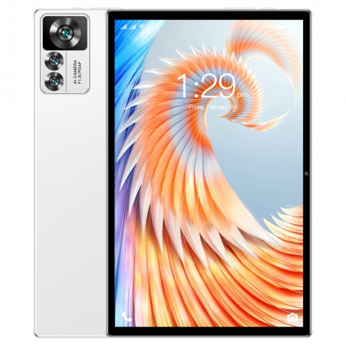 Tablette PC 12S Pro 4G LTE, 10,1 pouces, 4 Go + 64 Go, Android 8.1 MTK6755 Octa-core 2.0GHz, Support Dual SIM / WiFi / Bluetooth / GPS (Blanc) SH022W1577-316