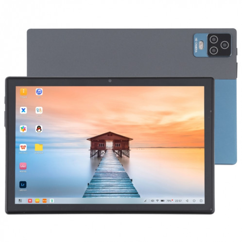 HS70D 4G Appel téléphonique Tablet PC, 10,1 pouces, 4GB + 32GB, Android 8.1 MT6755V OCTA-COE, Support DUAL SIM / WIFI / Bluetooth / GPS, Plug UE (Bleu) SH661L1384-37