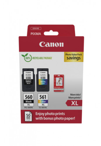 Canon PG-560 XL / CL-561 XL Photo Value Pack 829922-33