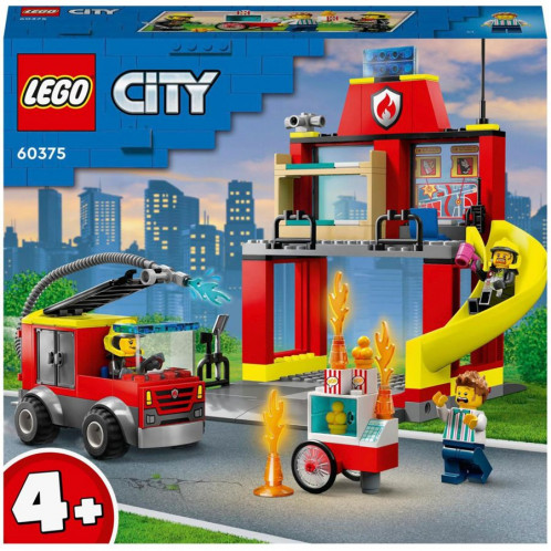 LEGO City 60375 Caserne & Camion des pompiers 793361-36
