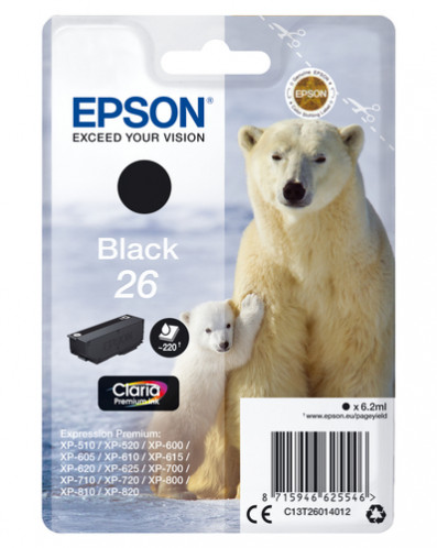 Epson noir Claria Premium T 260 T 2601 267892-33