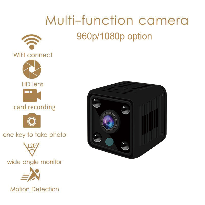Caméra sans fil WiFi Mini Caméra HD 1080P Sécurité à Domicile