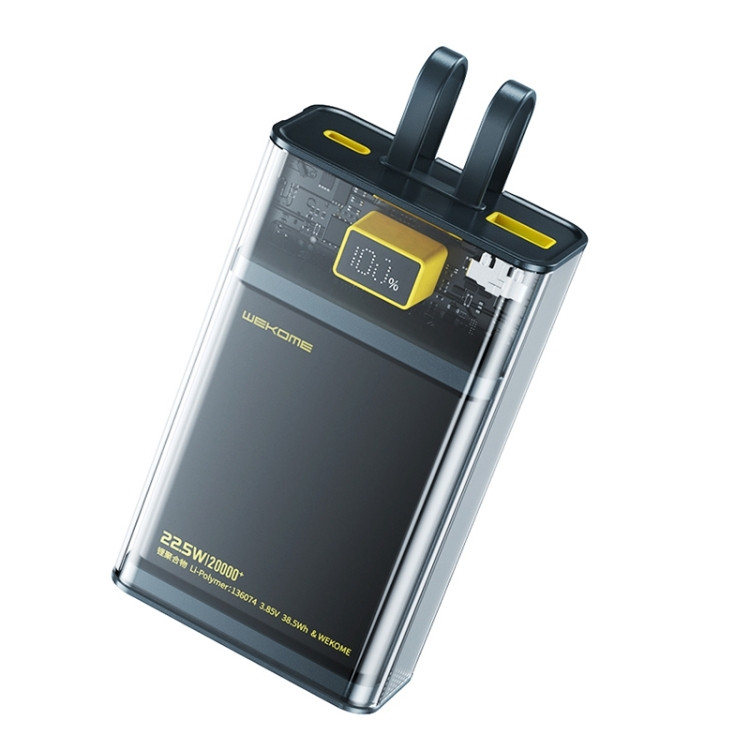 Awei 4 en 1 20000mAh - Portable Powerbank - batterie externe chargeur  rapide et 4 câbles intégré - batterie