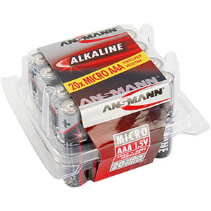 1x20 Ansmann Alcaline Micro AAA LR 03 red-line Box 5015538 429625-20