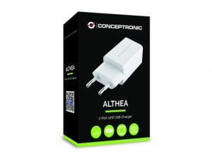Conceptronic ALTHEA06W Chargeur USB 12W 2-port 883367-20