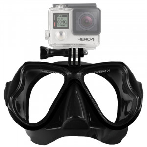 Équipement de plongée sous-marine Masque de plongée Lunettes de natation pour GoPro HERO4 / 3 + / 3/2/1 (Noir) S1235B-20